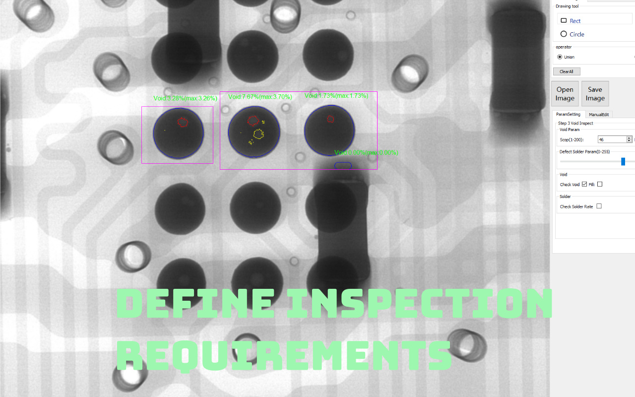 2. Define Your PCBA Inspection Requirements Before Looking at Machines 2. Definieren Sie Ihre PCBA-Inspektionsanforderungen, bevor Sie sich Maschinen ansehen