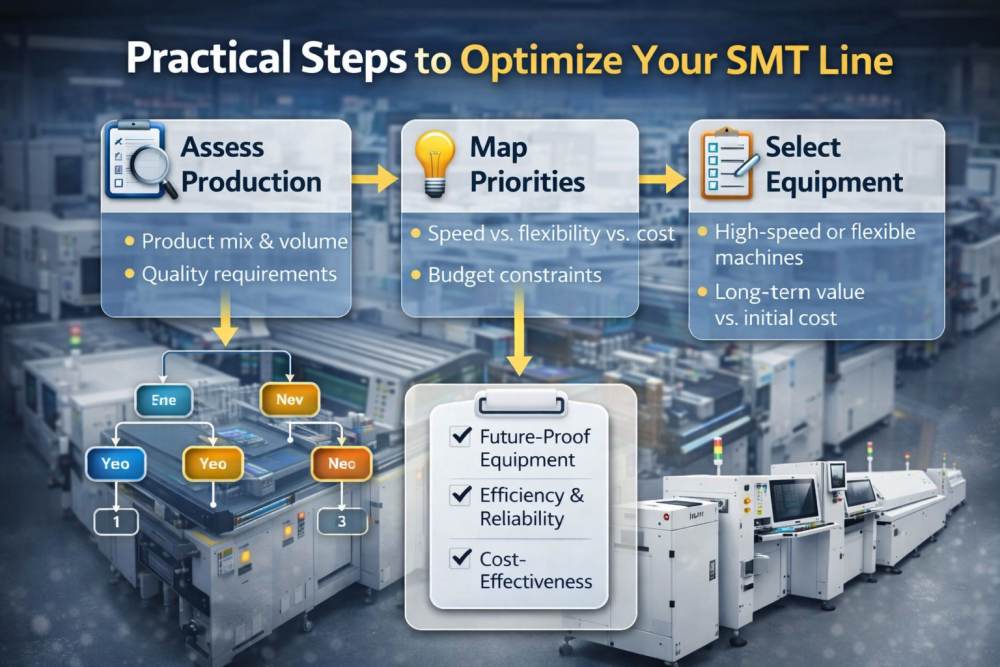 Practical Steps to Optimize Your SMT Line Praktische Schritte zur Optimierung Ihrer SMT-Linie