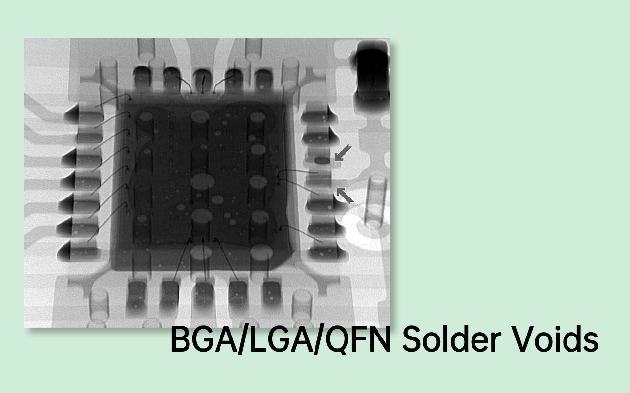 4.1 BGA:LGA:QFN Solder Voids 4.1 BGA:LGA:QFN-Lötlücken