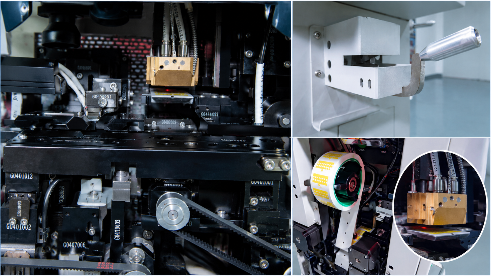 Cutter module+Splicing module Schneidmodul + Spleißmodul