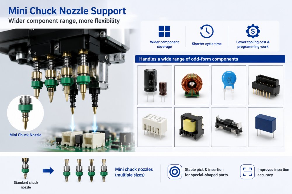 Mini Chuck Nozzle Support Mini-Chuck-Düsenhalterung