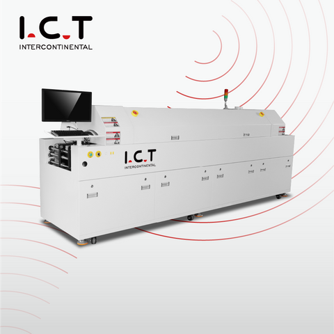 I.C.T-S6 |Kostengünstige 6 Zonen SMT Bleifreie Reflow-Ofenmaschine Niedriger Preis