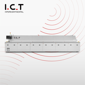 I.C.T-L12 |Maßgeschneiderter 12-Zonen-Reflow-Lötofen LED Stickstoff-Reflow-Ofen