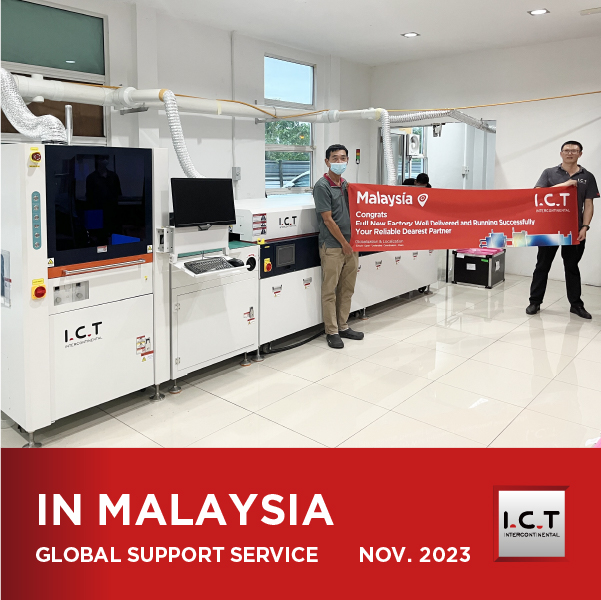  I.C.T liefert PCBA Beschichtungsanlage für die Elektronikfertigung in Malaysia