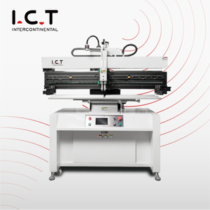 I.C.T-p12 | Semi-automatische hochpräzisen semi-automatische SMT Screen Schablone Drucker in SMD Assemblerlinie