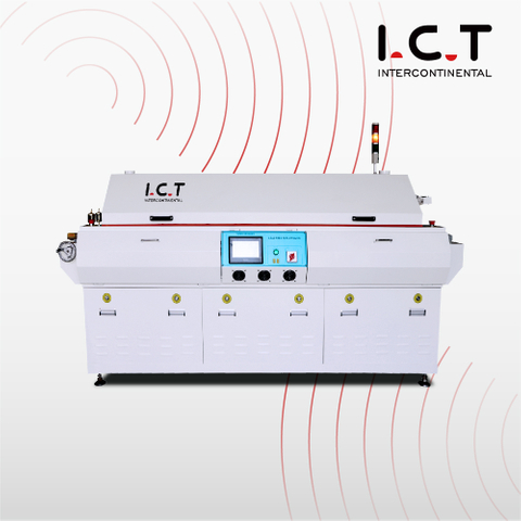 LED-Spezialvakuum-600-mm-Tischtyp und SMT-Förderer manueller SMT Reflow-Ofen