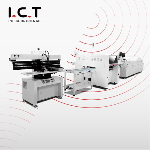 I.C.T |LCD-Fernsehbildschirm. Fließbandproduktion in China