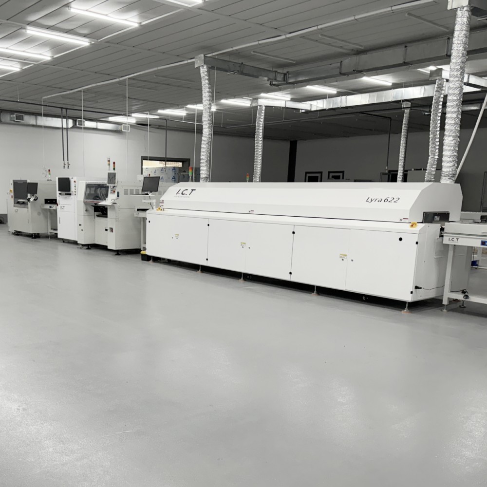 I.C.T | 9 Zonen SMT Infrarot-Reflow-Ofen SMT Montagemaschinenpreis