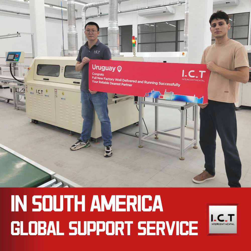 I.C.T | SMT DIP-Wellenlötmaschine PCB Wellenlötsystem