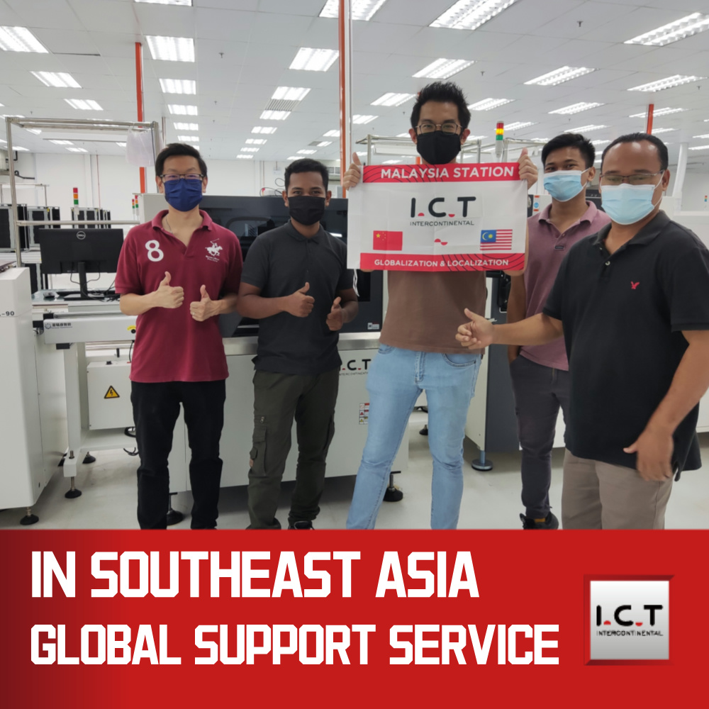 I.C.T-4034 hohe Qualität Vollauto SMT PCB Druckmaschine