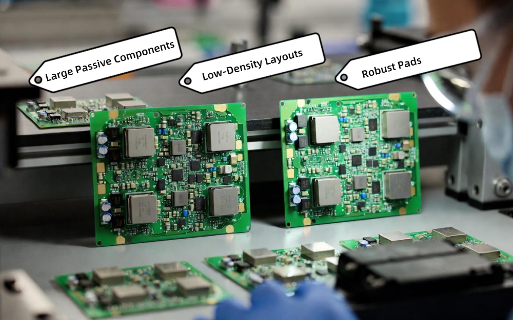 Extrem einfache oder gro&szlig;fl&auml;chige SMT-Designs