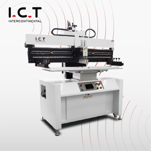 I.C.T |SMT halbautomatischer PCB Lotpasten-Siebdrucker