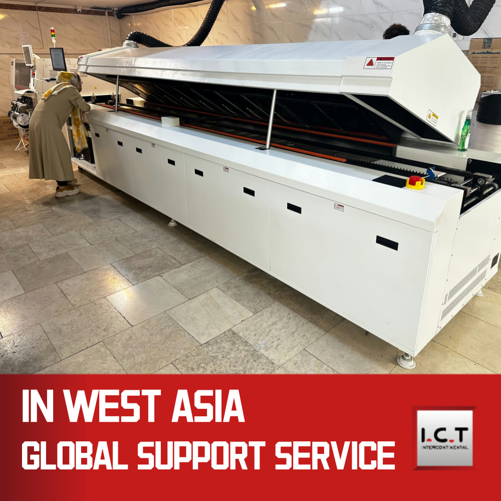 I.C.T | Kundenspezifischer Stickstoff-Lüfter-Reflow-Ofen mit höchster Qualität