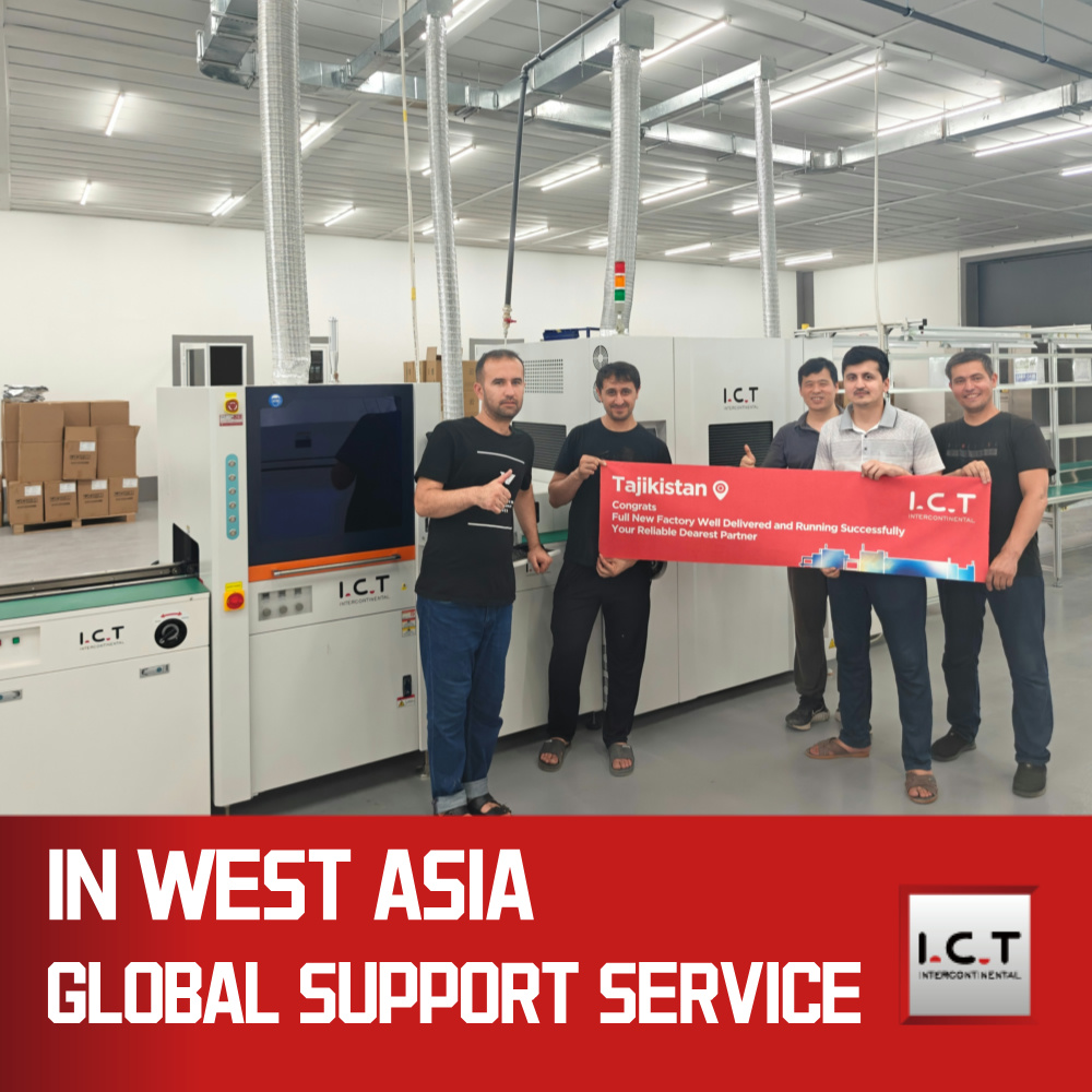 I.C.T | SMT Doppelte digitale Schutzbeschichtungsmaschine PCB Produktionslinie