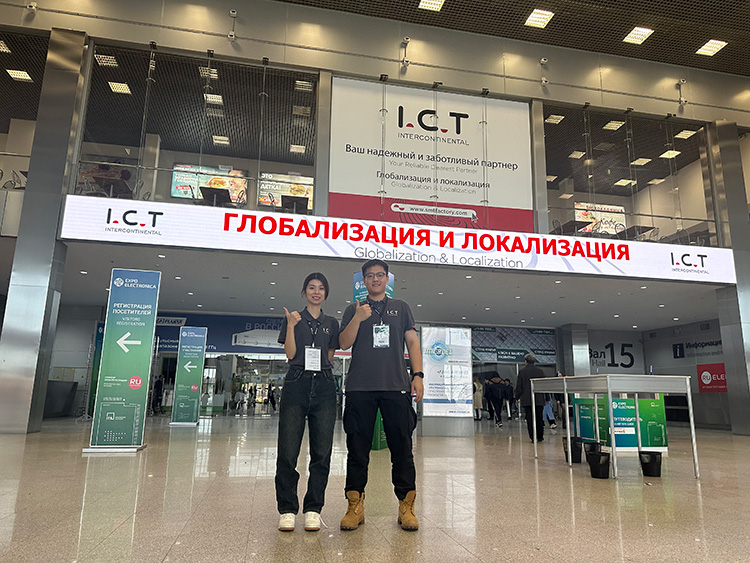 I.C.T Team auf der ExpoElectronica in Russland