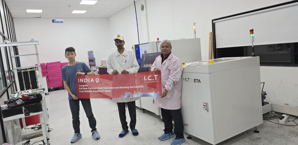 I.C.T SMT Linienmaschine in Indien