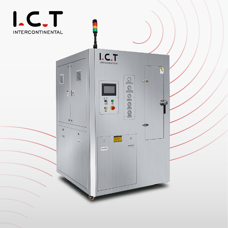 I.C.T |SMT Linie automatische wässrige Schablonenreinigung Reinigungsmaschine