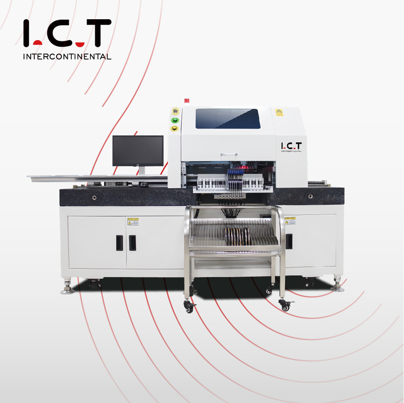 I.C.T |ETA SMD Pick and Place Machine Vision DIP Kondensator SMT Vakuum PCB Montagemaschinen