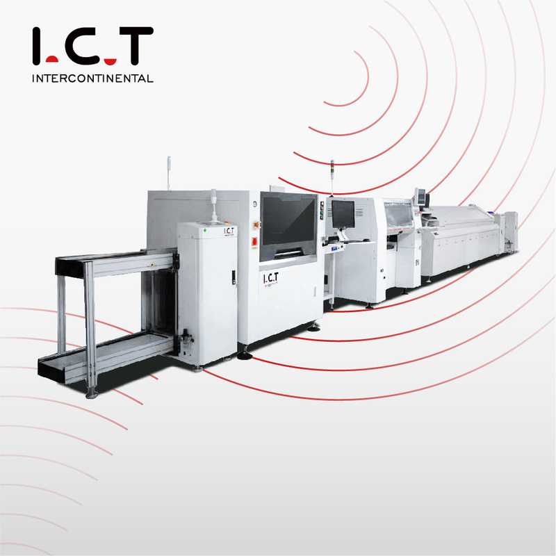 I.C.T |Automatische SMT-Produktionslinie Maschine für PCBa