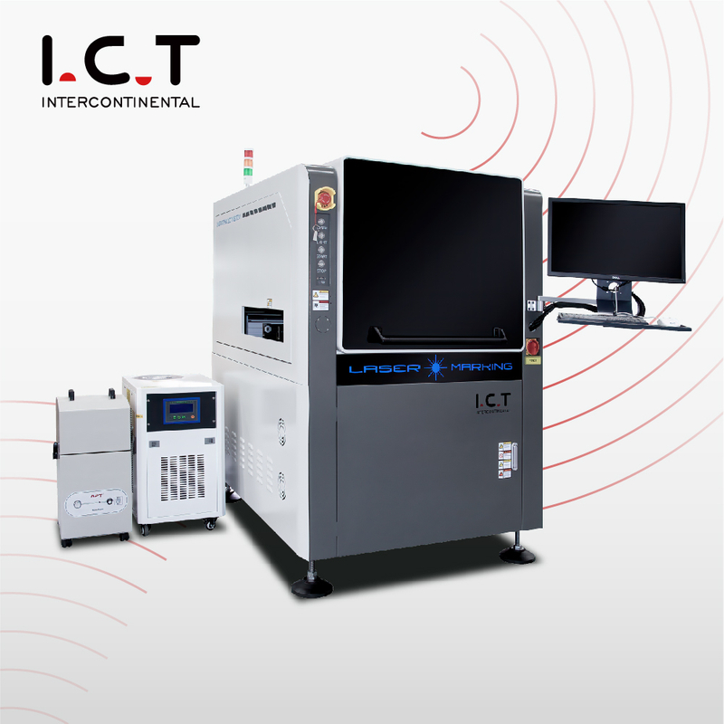 I.C.T |50-W-Faserdruck-Laserbeschriftungsmaschine