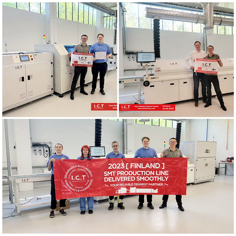 I.C.T | Lötmaschine 150-200 W für SMT Elektronischer Reflow-Ofen SMT-Förderer