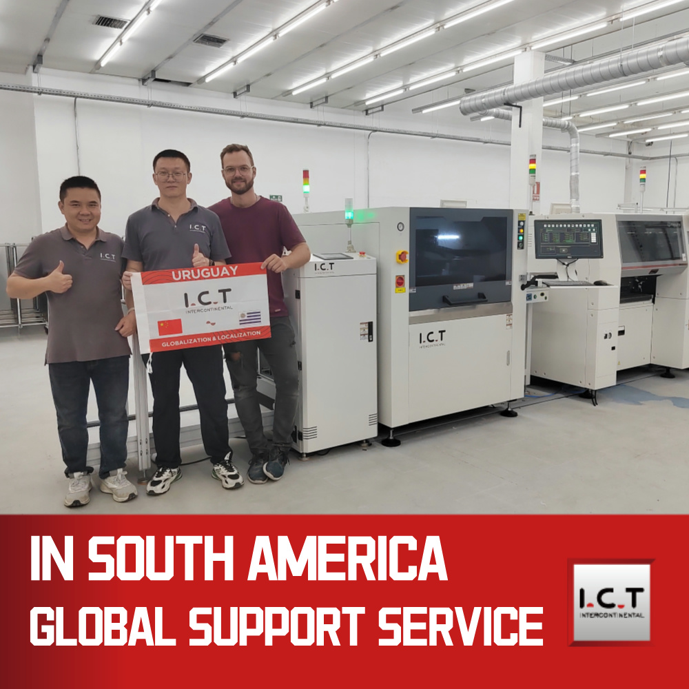 I.C.T | SMD Automatischer Lötpastendrucker Schablone Bildschirm PCB Druckmaschine