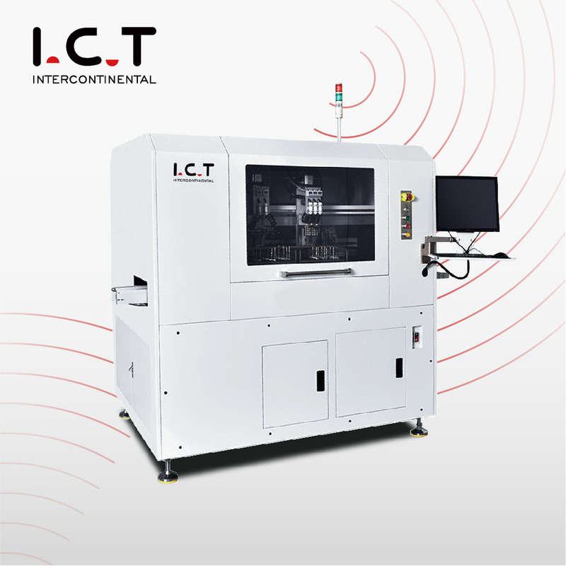 I.C.T |SMT PCB Fräsen CNC-Herstellungsmaschine Fräser in Betrieb PCB