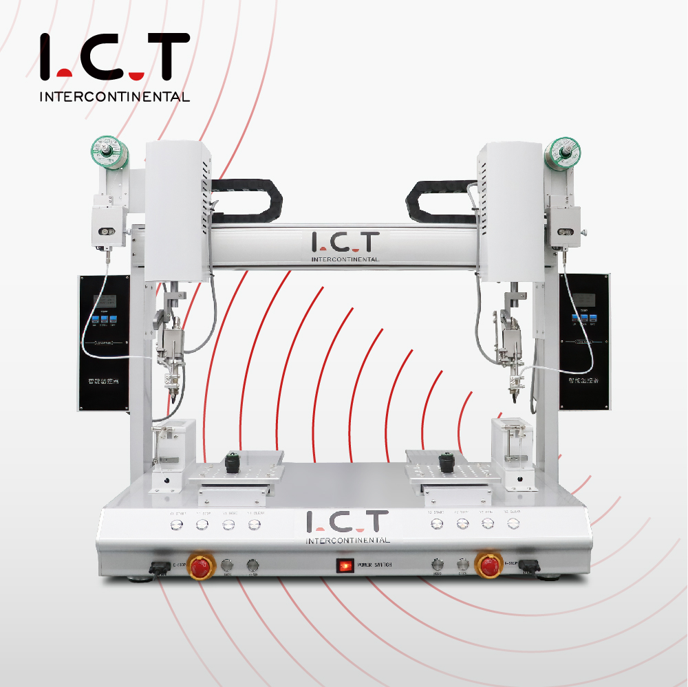 I.C.T-SR250DD |Automatische günstige Leiterplatten-Lötrobotermaschine