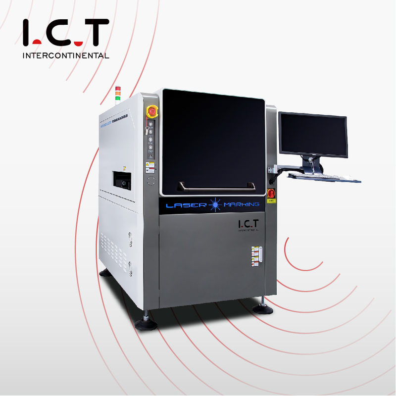 I.C.T |UV-fliegende 3D-Lasermarkierungsmaschine Barcode 3w