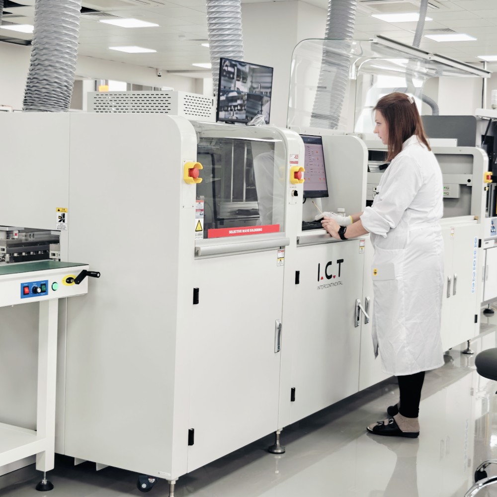I.C.T Selektivlot | Automatische selektive Wellenlötmaschine für PCB Kostengünstig
