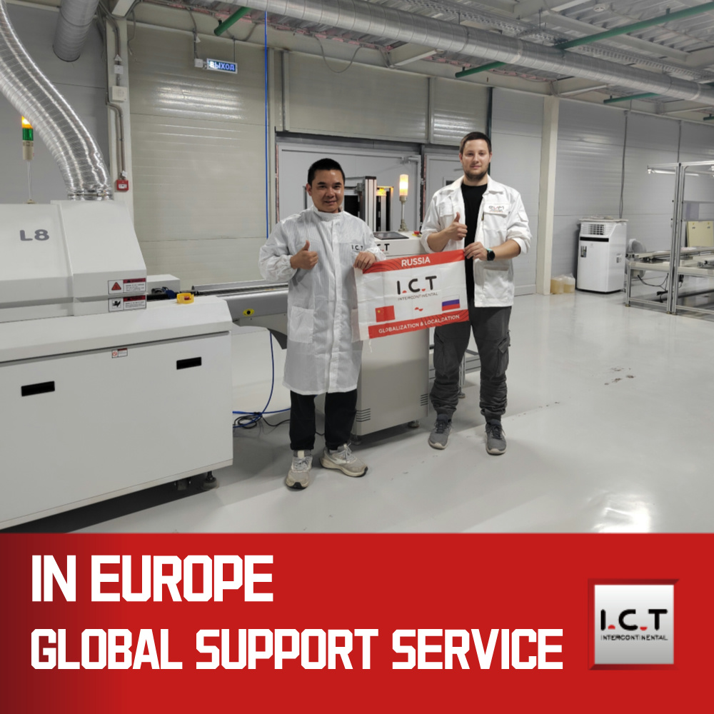 I.C.T | Kundenspezifischer Stickstoff-Lüfter-Reflow-Ofen mit höchster Qualität