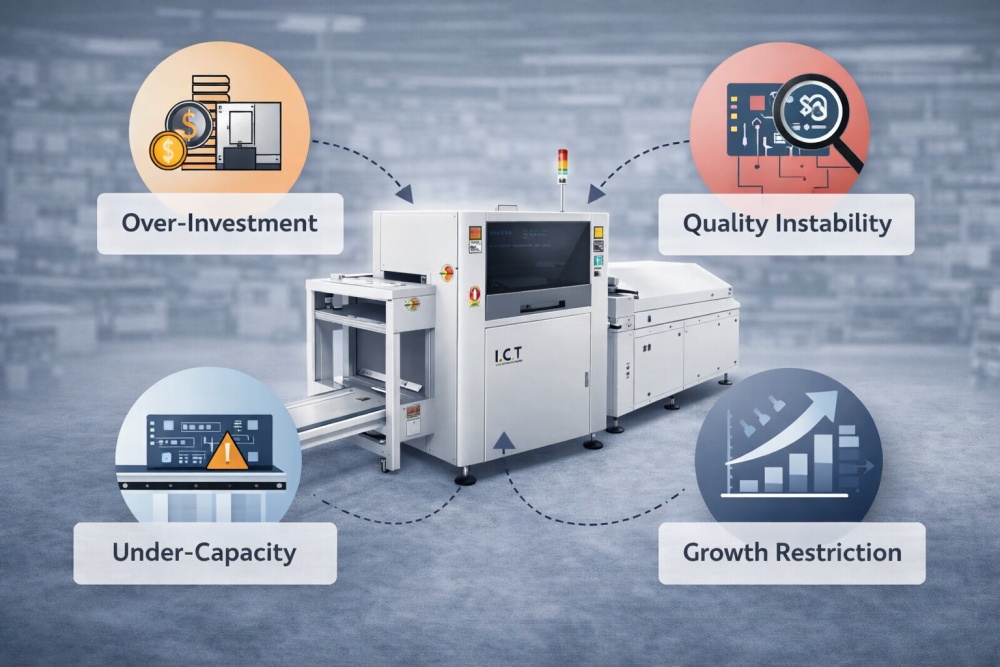 SMT Fabrik oder Produktionslinie