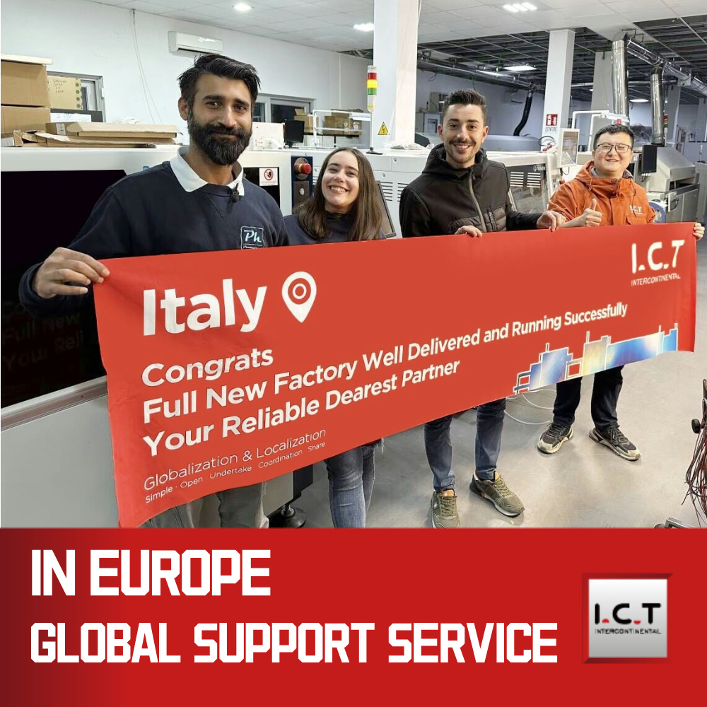 I.C.T | Automatische PCB-Lötpastendruckmaschine der SMT-Linie