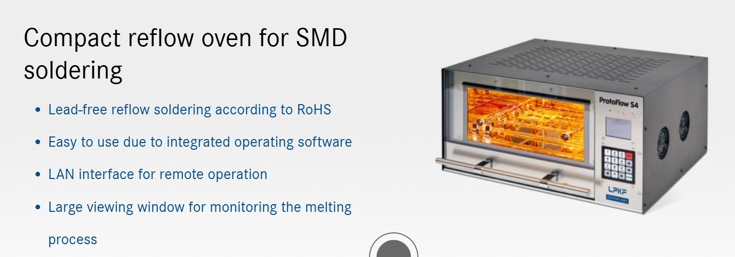 LPKF ProtoFlow S Reflow-Lötmaschine