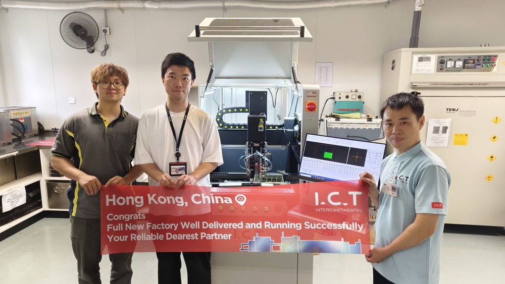 I.C.T Technischer Support f&uuml;r eine Schutzbeschichtungsmaschine in Hongkong.jpg
