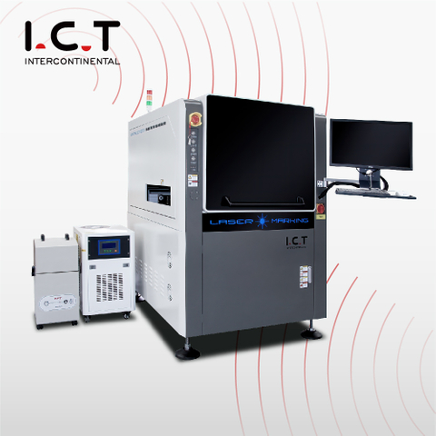 I.C.T |3W 5W UV-Online-Fluglaserbeschriftungsmaschine für QR