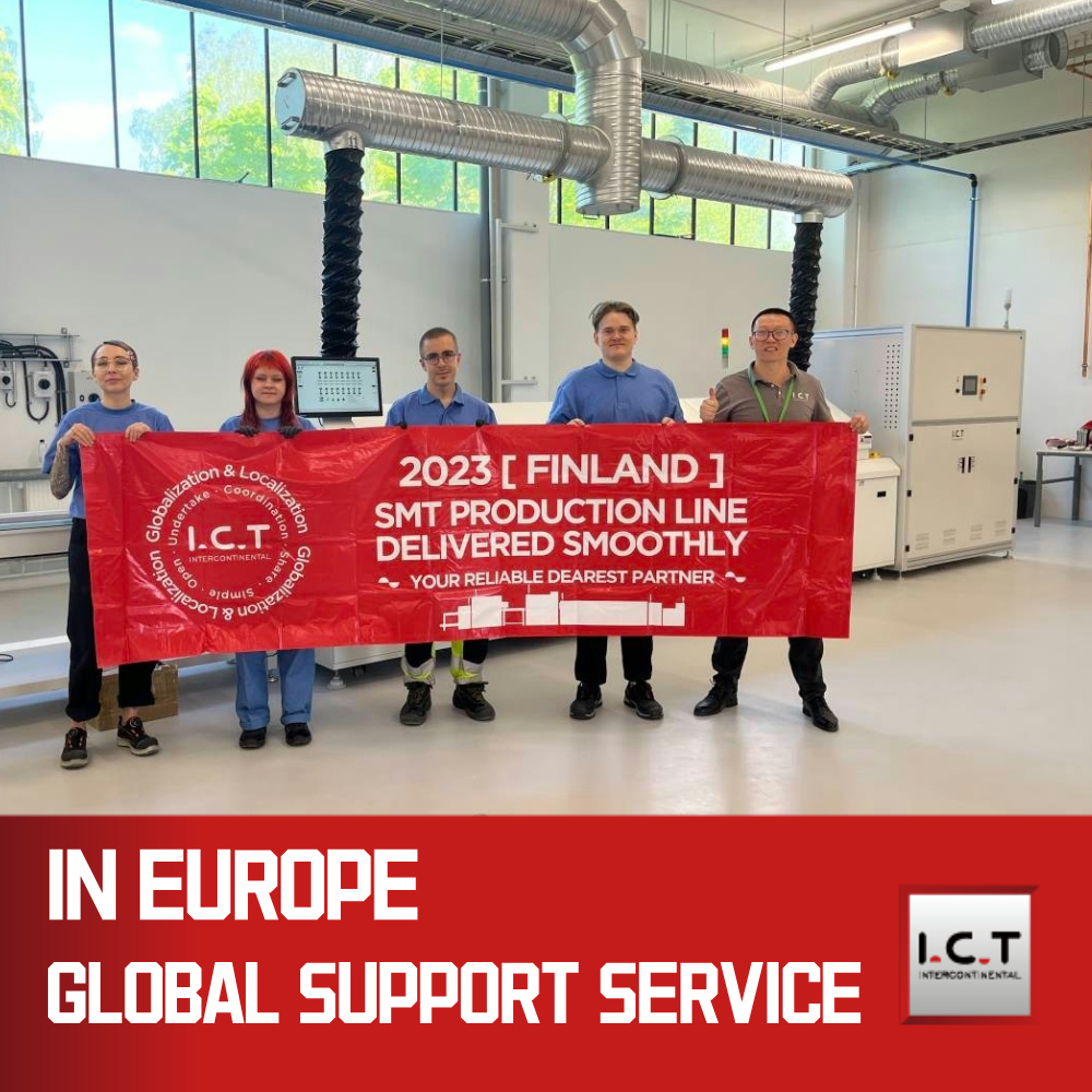 I.C.T | SMT Line Standard Automatische Lötpaste Schablone Sprühdruckmaschine