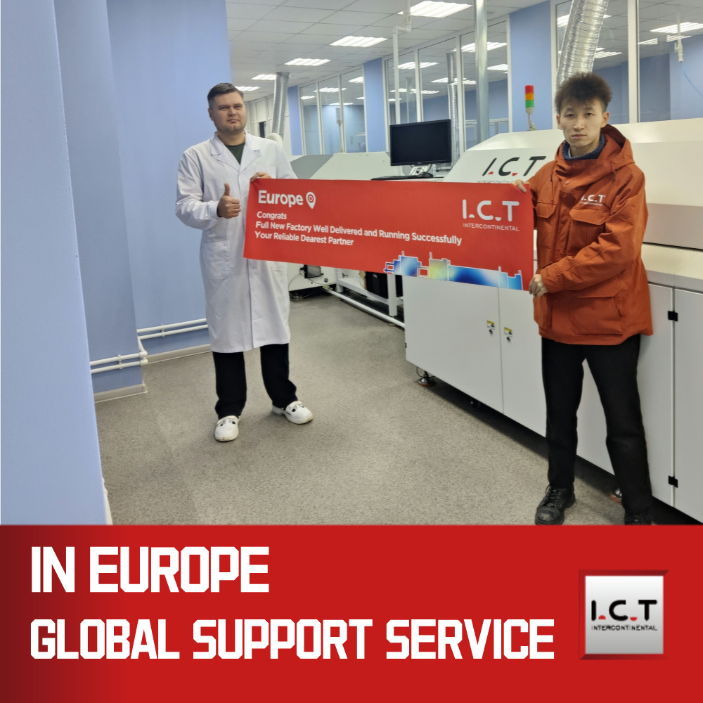 I.C.T | Hochwertiger Reflow-Ofen mit 5 Zonen, 6 Zonen, 8 Zonen und 12 Zonen