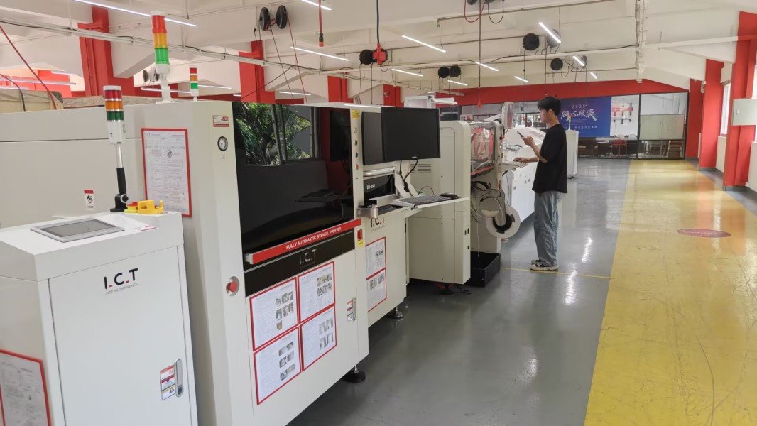 Ingenieur pr&uuml;ft vor dem Versand die Ger&auml;tefunktionalit&auml;t in der I.C.T-Zentrale.