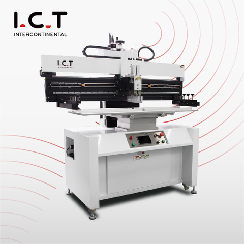 I.C.T |Halbautomatische Lötdrucker-Handbuchdruckmaschine Schablone