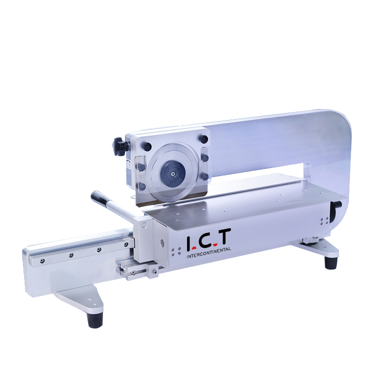 I.C.T |Halbautomatische PCB Plattenform-V-Schnittmaschine