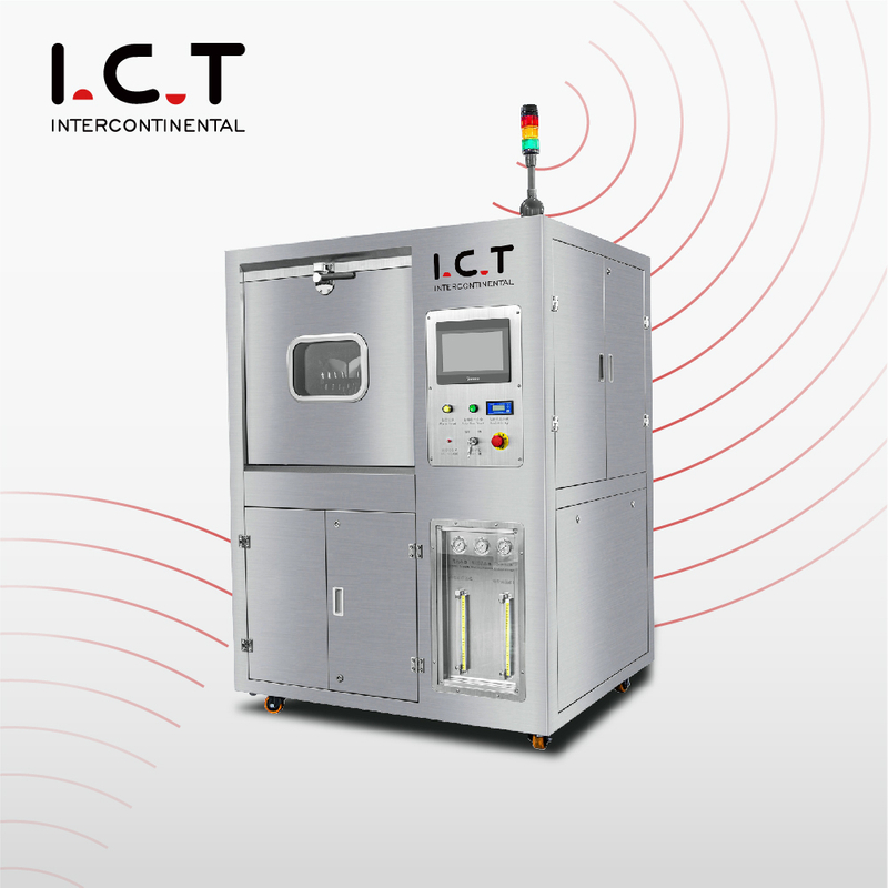 I.C.T Pneumatisch Schablone PCBA Reinigungsmaschine, elektronisch PCB Automatischer Staubsauger