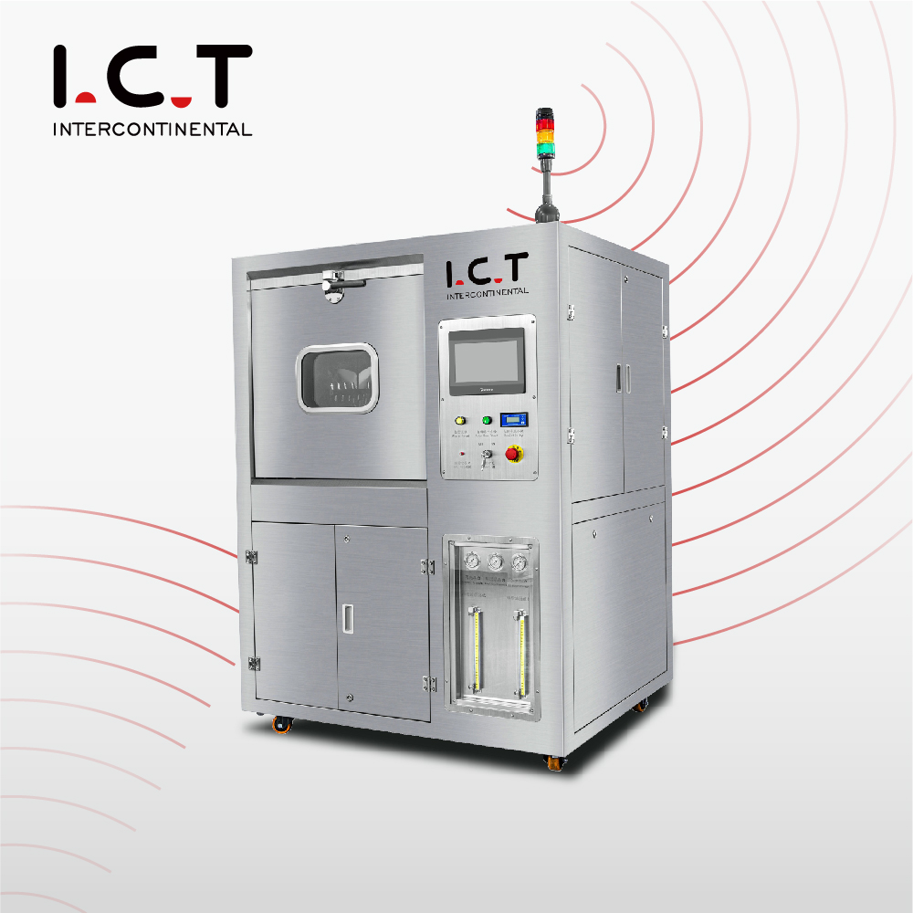 IKT |Roboter-Pool-Reinigungsmotor Inline-PCB-Schablonenreinigungswaschmaschine