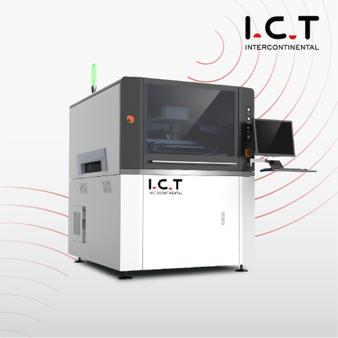 I.C.T SMT PCB Vollautomatische Lötpaste Schablone Druckermaschine