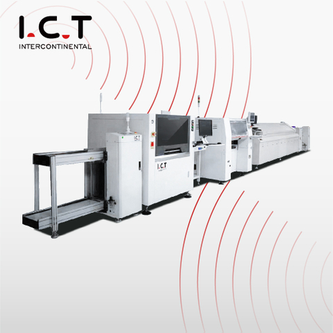 I.C.T |Vollautomatische LED-Bildschirm-Produktionslinie für die Herstellung von Fernsehern