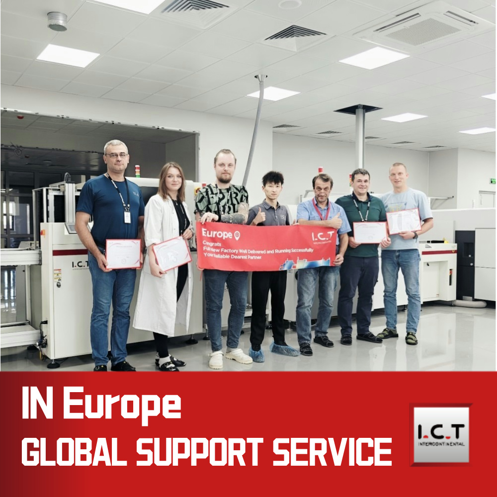 I.C.T-5151 | Lotpaste PCB SMT Maschine Siebdrucker Vollautomatisch für LED