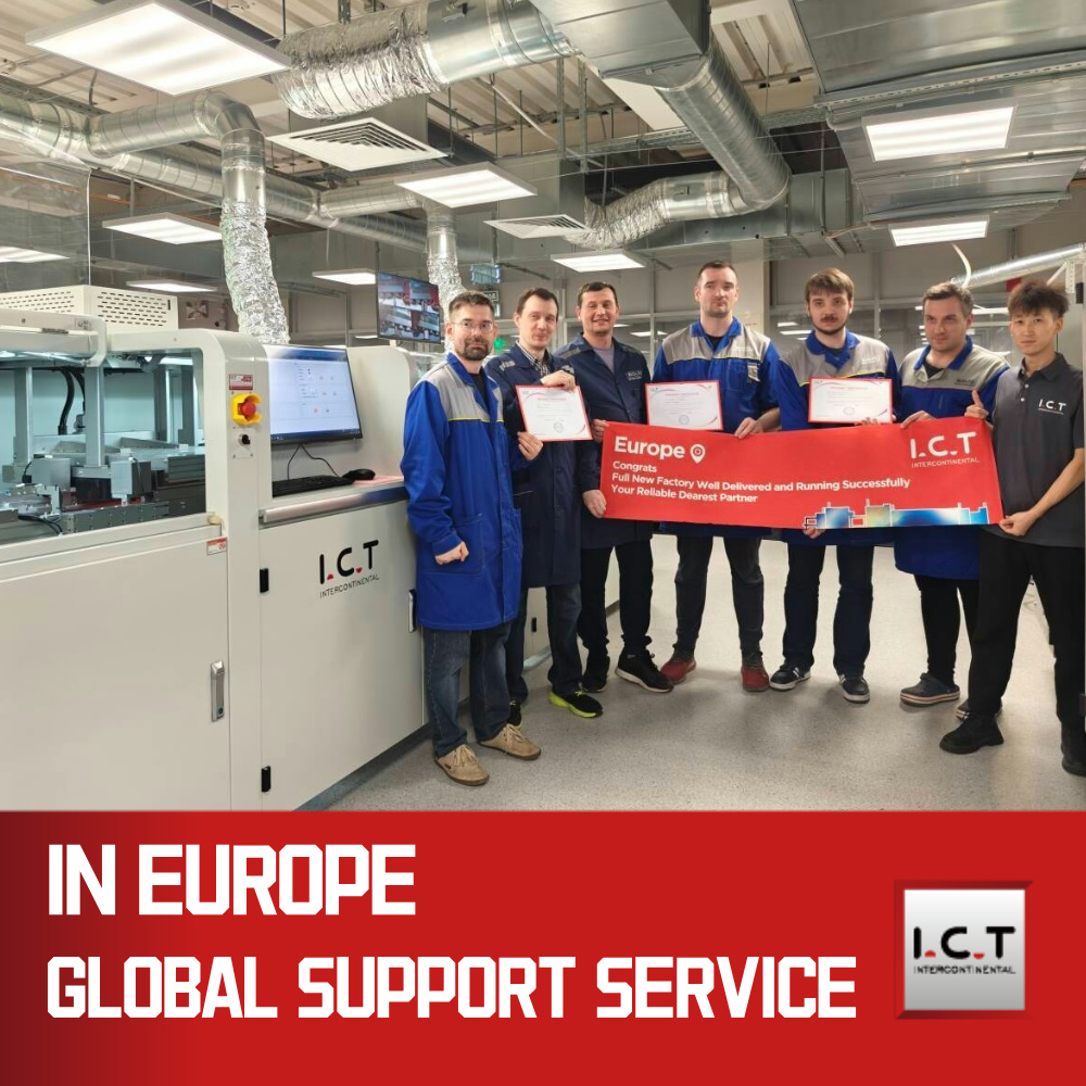 I.C.T | Hocheffizientes bleifreies digitales Dual-Selektivwellen-Lötmaschinensystem