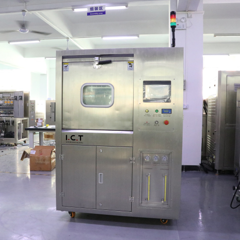 I.C.T Hohe Stabilität PCB Plattenreinigungs-Sprühmaschine SMT Sauberere Preise zu wettbewerbsfähigen Preisen
