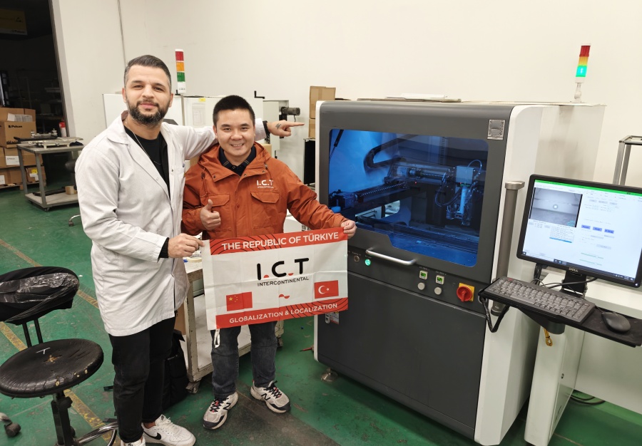 I.C.T Unterstützung für die Abgabemaschine