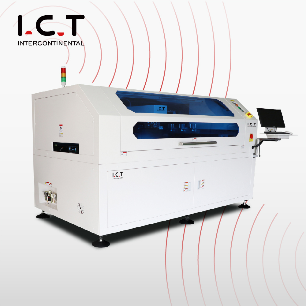 IKT |1200mm led pcb vollautomatische Pastenlötdruckmaschine